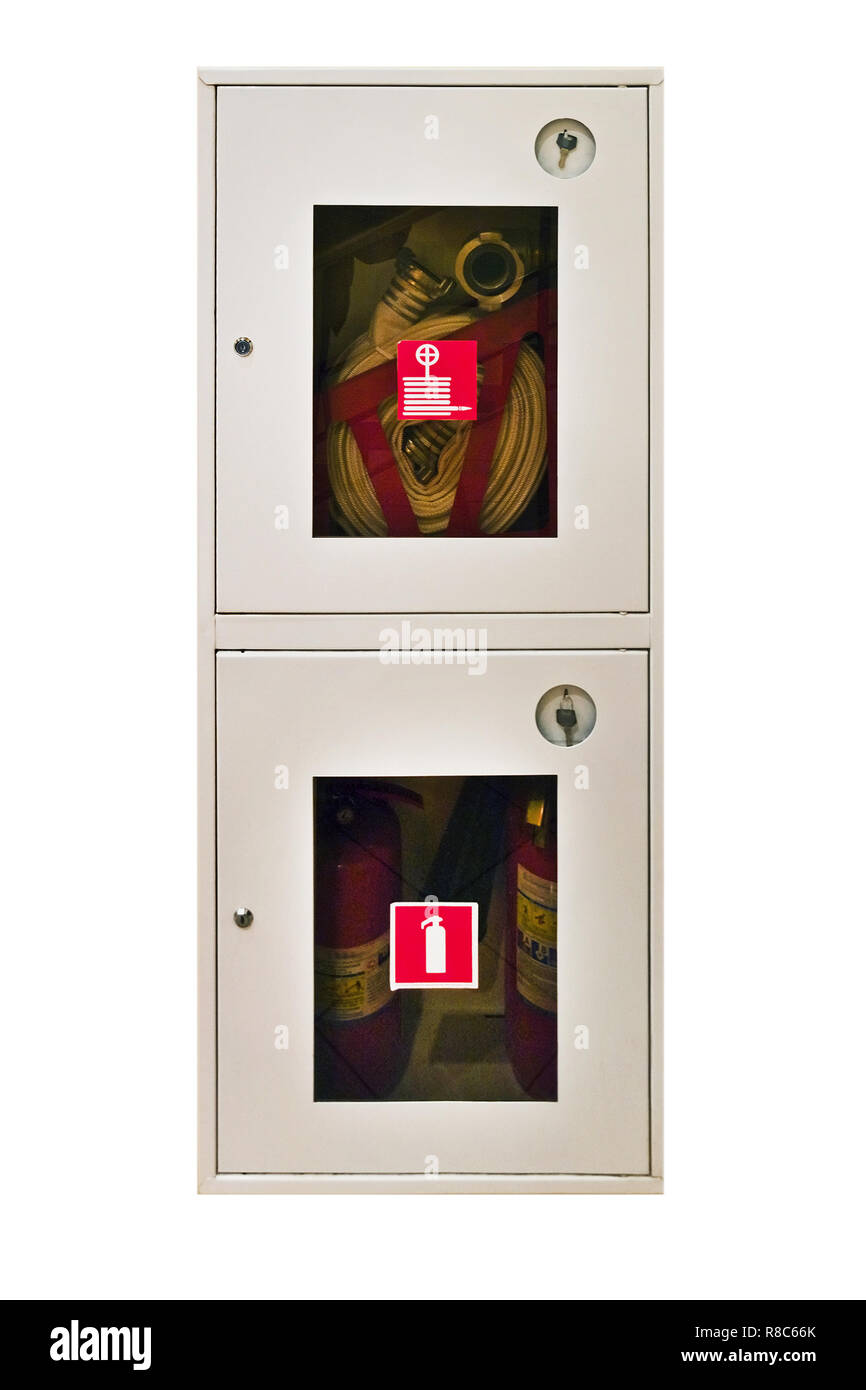 Built-in scatola di estinzione, isolato Foto Stock