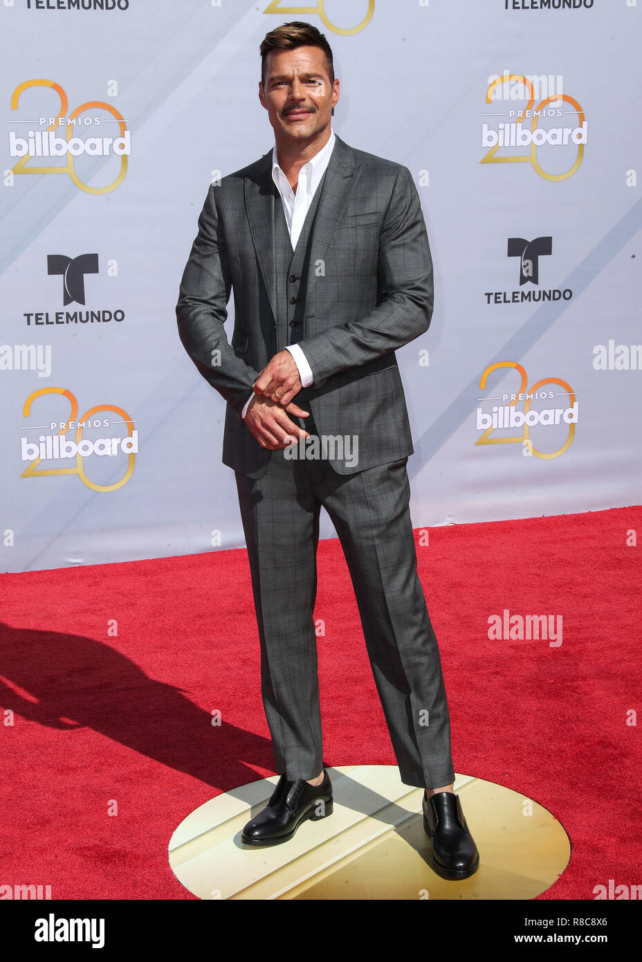 LAS VEGAS, NV, Stati Uniti d'America - 26 aprile: Ricky Martin al 2018 Billboard Latin Music Awards tenutosi al Mandalay Bay Events Centre on April 26, 2018 a Las Vegas, Nevada, Stati Uniti. (Foto di Xavier COLLIN/Image Press Agency) Foto Stock