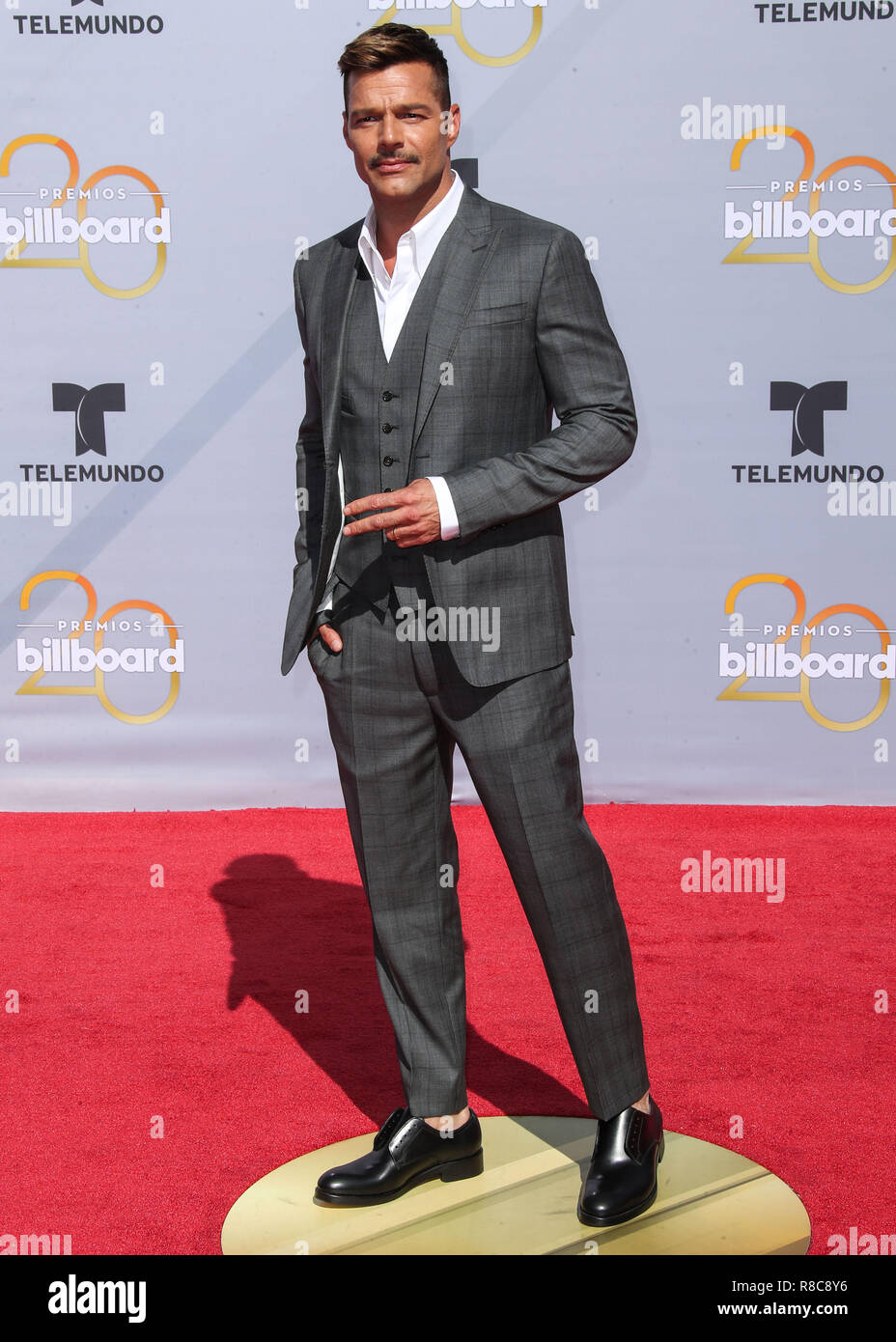 LAS VEGAS, NV, Stati Uniti d'America - 26 aprile: Ricky Martin al 2018 Billboard Latin Music Awards tenutosi al Mandalay Bay Events Centre on April 26, 2018 a Las Vegas, Nevada, Stati Uniti. (Foto di Xavier COLLIN/Image Press Agency) Foto Stock