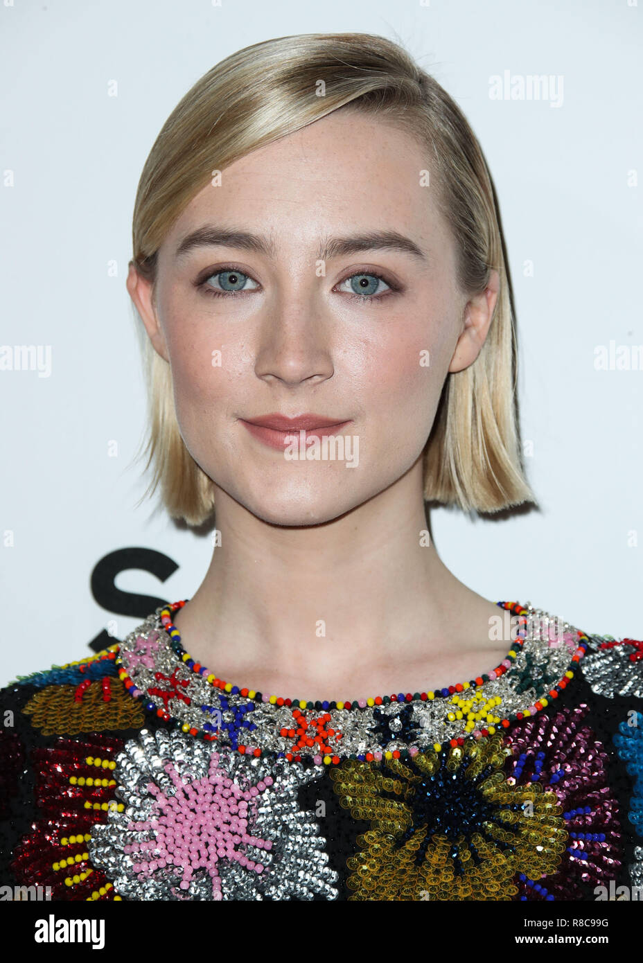 LAS VEGAS, NV, Stati Uniti d'America - 25 aprile: Saoirse Ronan a CinemaCon 2018 - Focus Features Pranzo e presentazione Studio tenutosi presso la sala da ballo di Ottavio al Caesars Palace durante il CinemaCon, la convenzione ufficiale dell Associazione Nazionale dei proprietari di teatro il 25 aprile 2018 a Las Vegas, Nevada, Stati Uniti. (Foto di Xavier COLLIN/Image Press Agency) Foto Stock