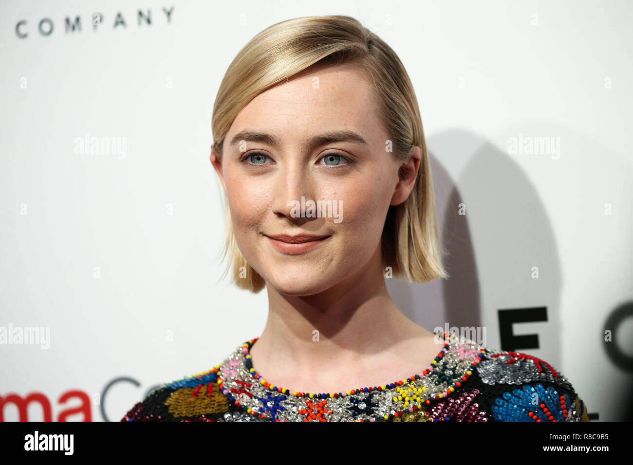 LAS VEGAS, NV, Stati Uniti d'America - 25 aprile: Saoirse Ronan a CinemaCon 2018 - Focus Features Pranzo e presentazione Studio tenutosi presso la sala da ballo di Ottavio al Caesars Palace durante il CinemaCon, la convenzione ufficiale dell Associazione Nazionale dei proprietari di teatro il 25 aprile 2018 a Las Vegas, Nevada, Stati Uniti. (Foto di Xavier COLLIN/Image Press Agency) Foto Stock