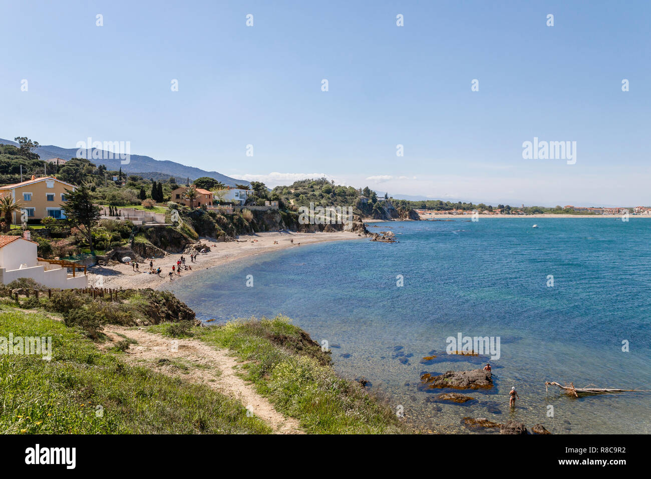 Francia, Pyrénées-Orientales (66), Argelès-sur-Mer Foto Stock