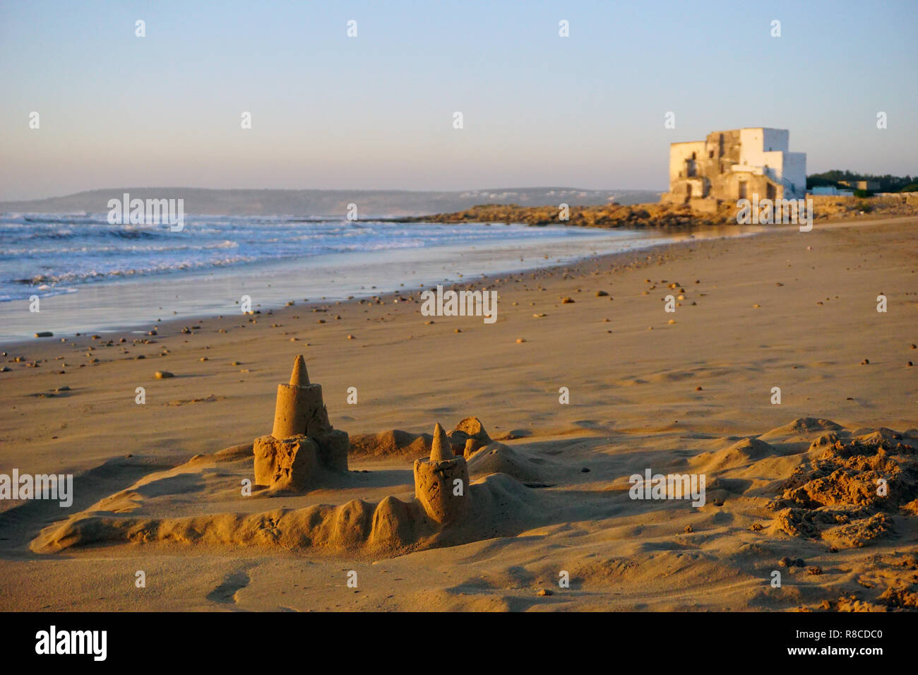 Sidi Kaouki beach, surf posto, Marocco, Africa Foto Stock