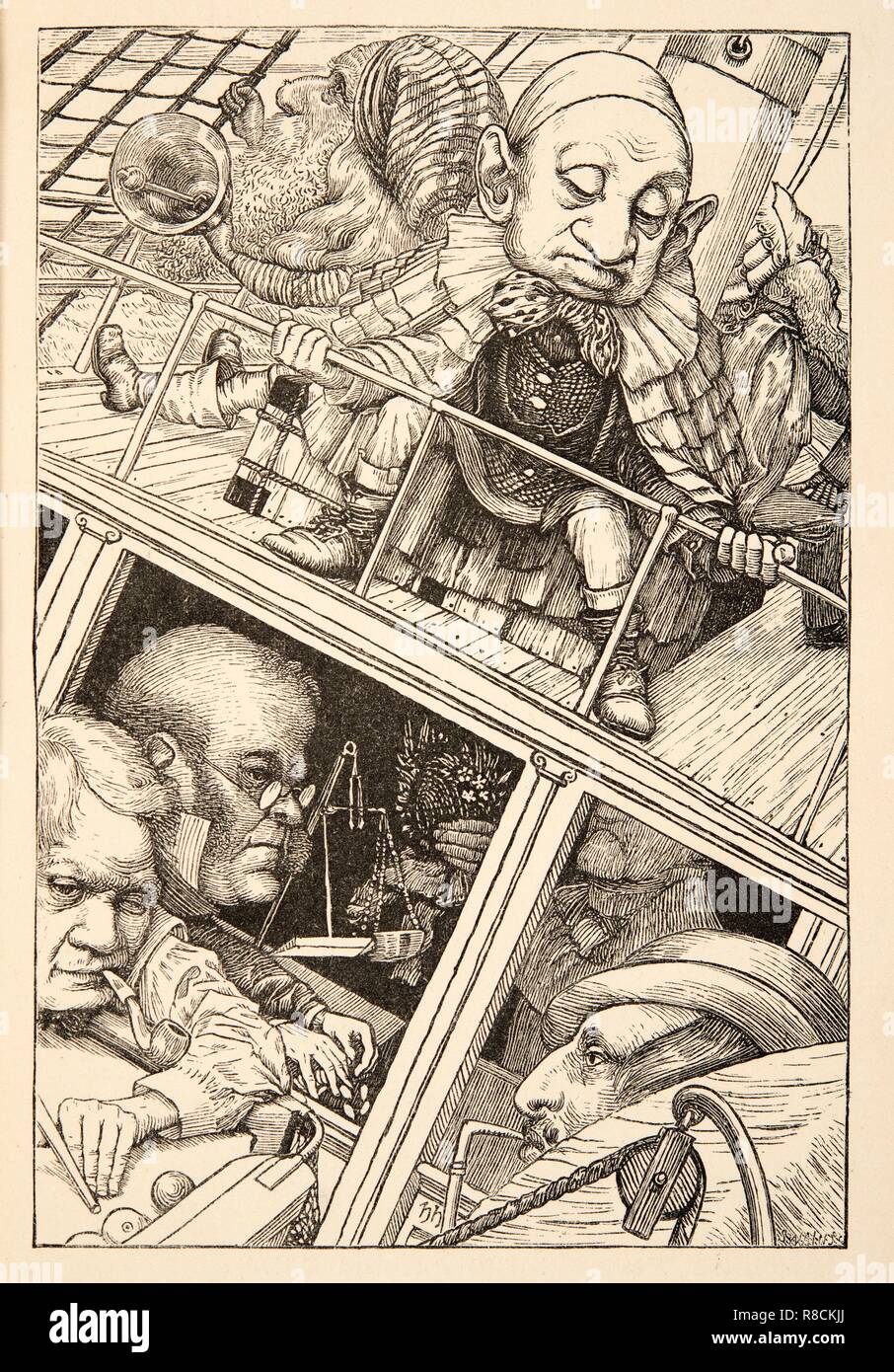 Egli aveva totalmente dimenticato il suo nome' pub. 1876. Creatore: Henry Holiday (1839 - 1927). Foto Stock