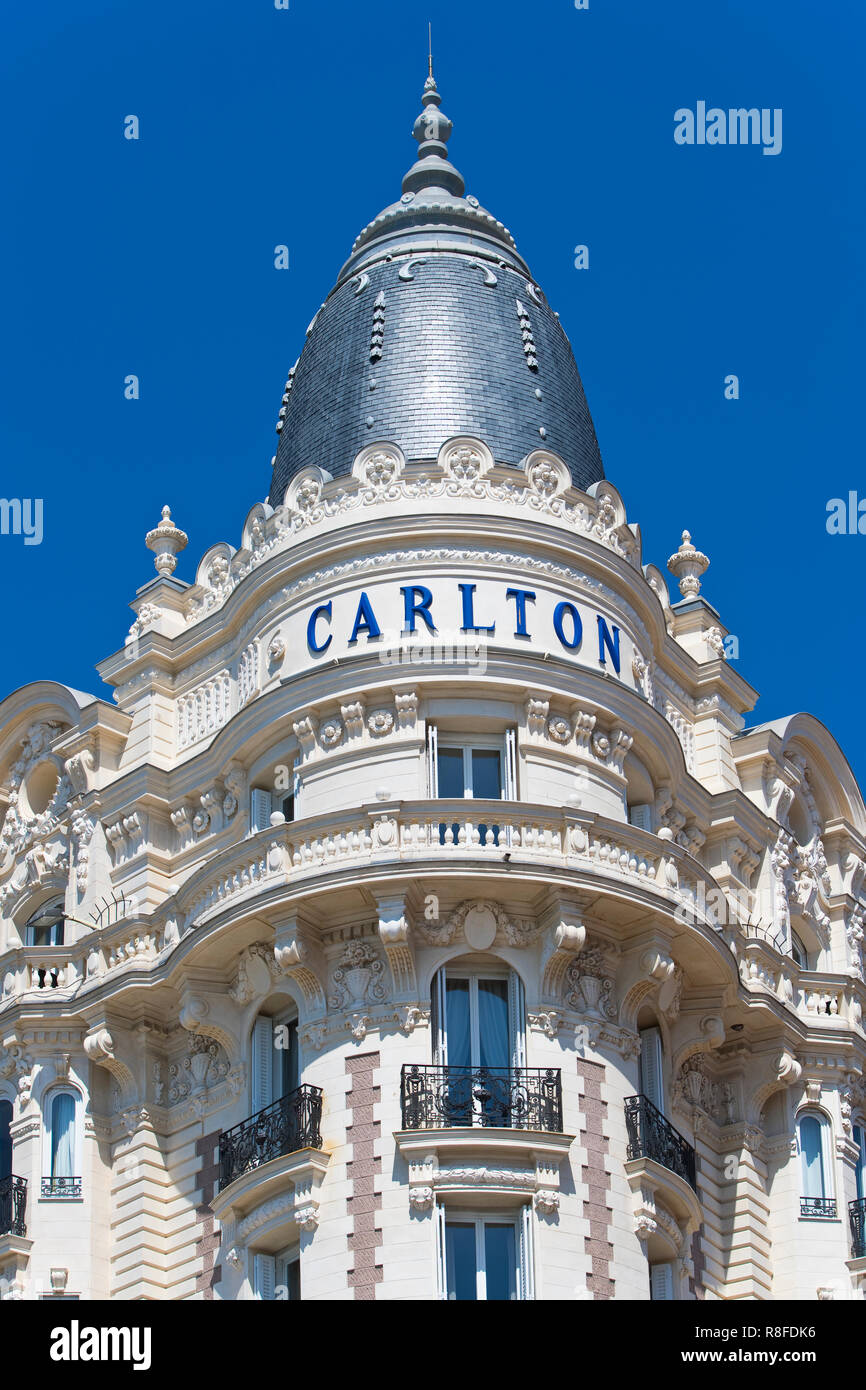 InterContinental Carlton Cannes, Cannes, Francia Foto Stock