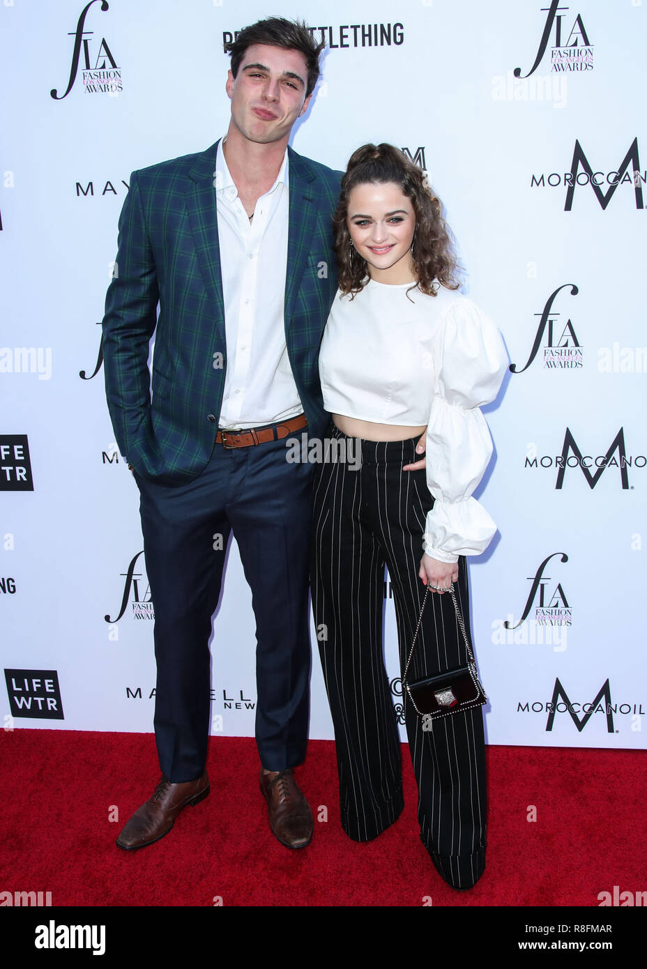 BEVERLY HILLS, Los Angeles, CA, Stati Uniti d'America - aprile 08: Giacobbe Elordi, Joey re presso il quotidiano della bancata anteriore 4 della moda annuale Los Angeles Awards tenutosi presso il Beverly Hills Hotel su 8 aprile 2018 a Beverly Hills Los Angeles, California, Stati Uniti. (Foto di Xavier COLLIN/Image Press Agency) Foto Stock