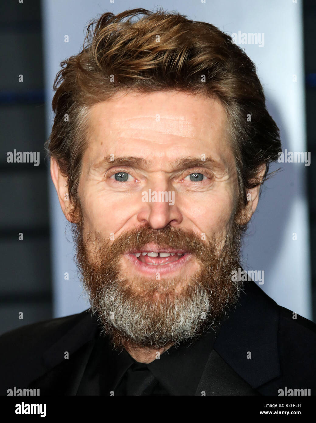 BEVERLY HILLS, Los Angeles, CA, Stati Uniti d'America - MARZO 04: Willem Dafoe al 2018 Vanity Fair Oscar Party a Wallis Annenberg Center for the Performing Arts il 4 marzo 2018 a Beverly Hills Los Angeles, California, Stati Uniti. (Foto di Xavier COLLIN/Image Press Agency) Foto Stock