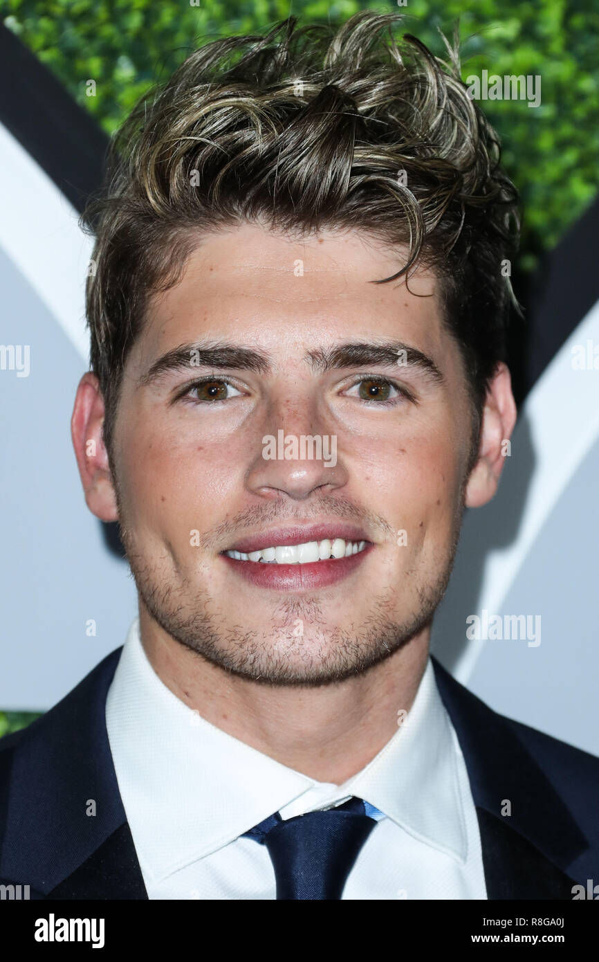 WEST HOLLYWOOD, Los Angeles, CA, Stati Uniti d'America - 07 dicembre: Gregg Sulkin al 2017 GQ uomini dell'anno partito svoltasi a Chateau Marmont il 7 dicembre 2017 in West Hollywood, Los Angeles, California, Stati Uniti. (Foto di Xavier COLLIN/Image Press Agency) Foto Stock