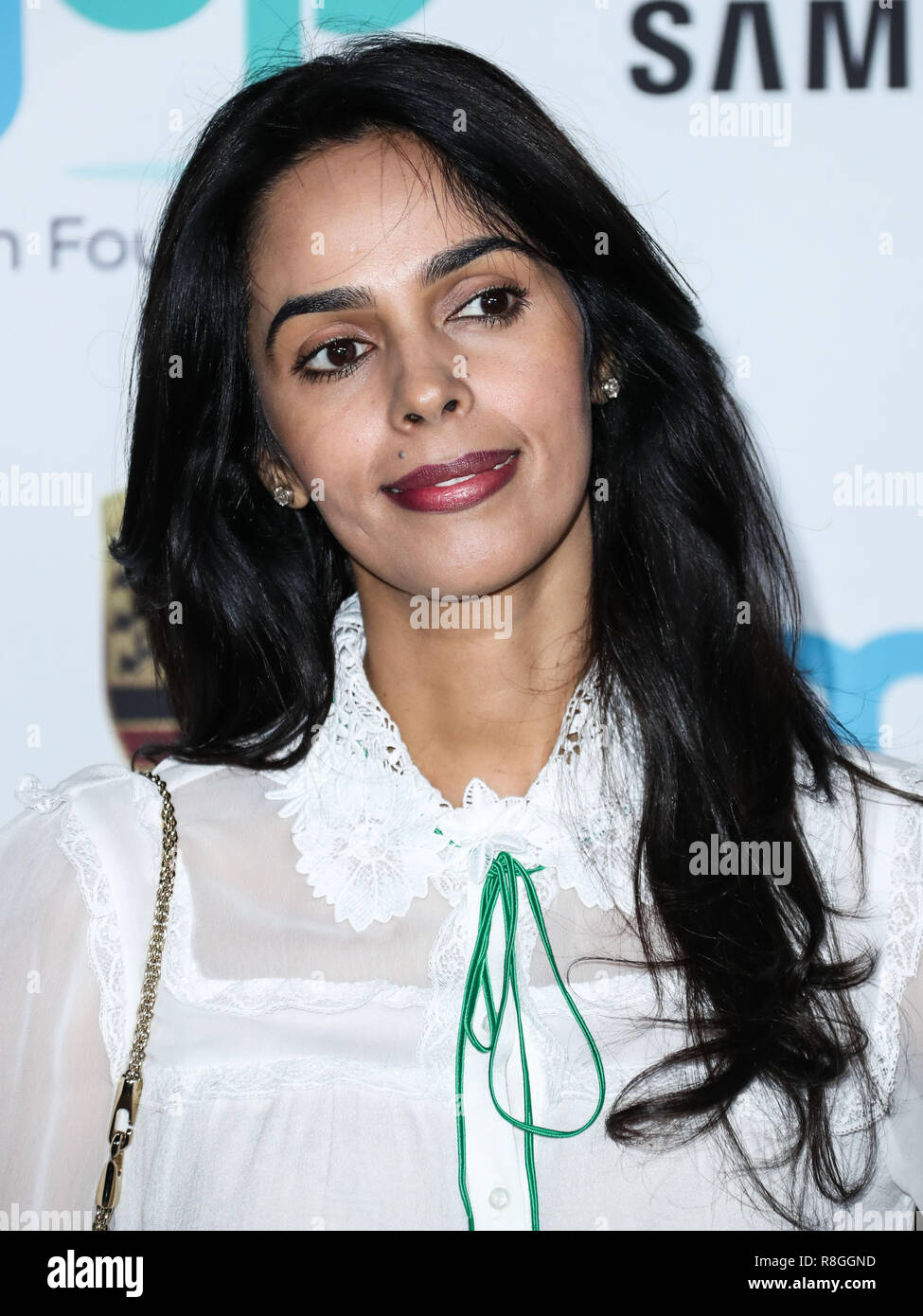 BEVERLY HILLS, Los Angeles, CA, Stati Uniti d'America - 03 novembre: Mallika Sherawat arriva a Goldie del suo amore nella for Kids 2017 tenutasi a Ron Burkle's Green Acres Estate il 3 novembre 2017 a Beverly Hills Los Angeles, California, Stati Uniti. (Foto di Xavier COLLIN/Image Press Agency) Foto Stock