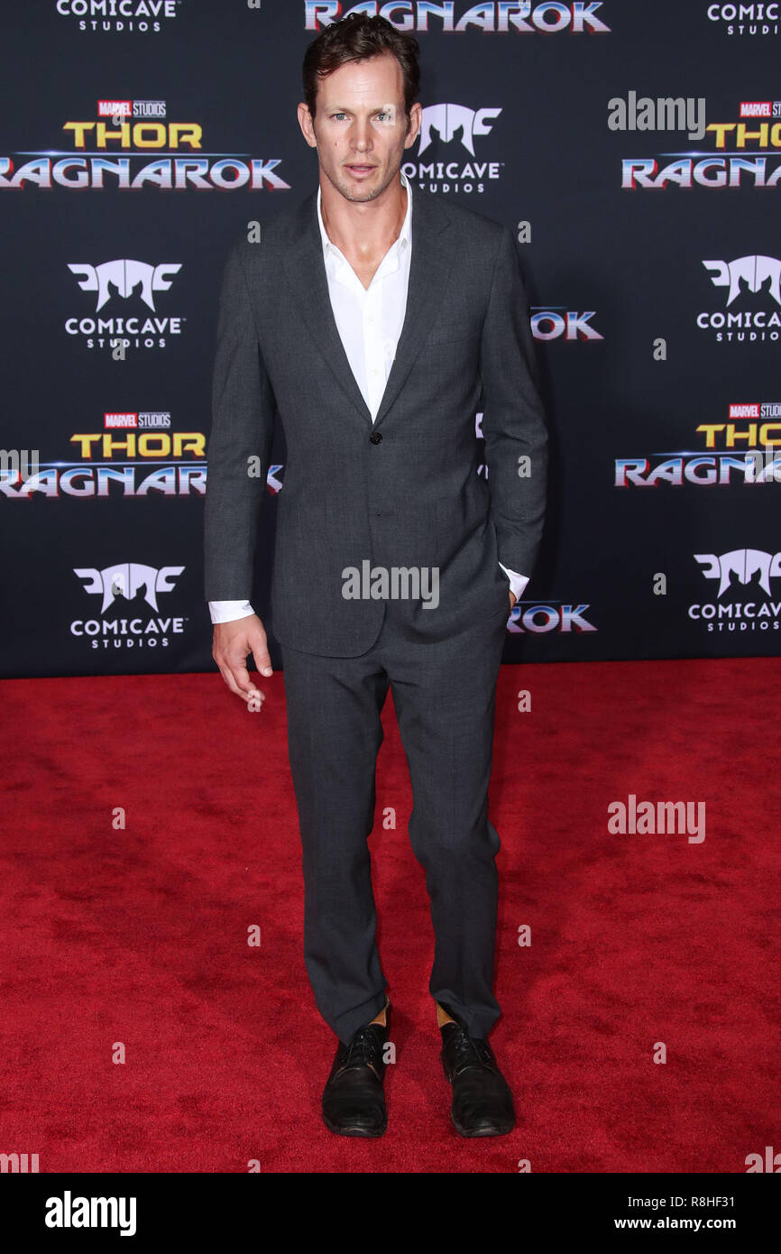 HOLLYWOOD, Los Angeles, CA, Stati Uniti d'America - 10 ottobre: Kip Pardue in Premiere mondiale di Disney e meraviglia che "Thor: Ragnarok" tenutasi presso l'El Capitan theater su ottobre 10, 2017 a Hollywood e Los Angeles, California, Stati Uniti. (Foto di Xavier COLLIN/Image Press Agency) Foto Stock