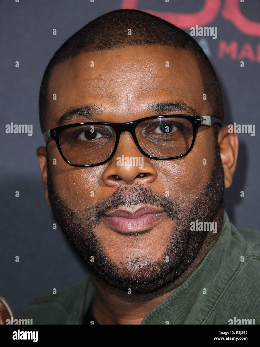 LOS ANGELES, CA, Stati Uniti d'America - 16 ottobre: Tyler Perry presso il Los Angeles Premiere di Lionsgate 'Tyler Perry's Boo 2! Un Halloween Madea" tenutasi presso il Regal Cinema L.A. Live Stadium 14 il 16 ottobre 2017 a Los Angeles, California, Stati Uniti. (Foto di Xavier COLLIN/Image Press Agency) Foto Stock