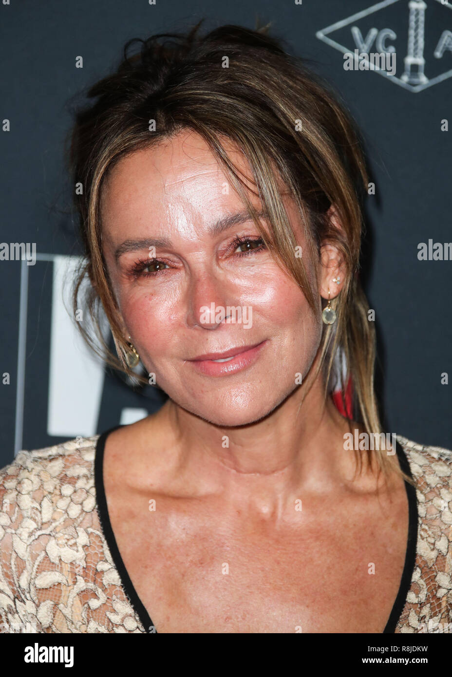 LOS ANGELES, CA, Stati Uniti d'America - 07 ottobre: Jennifer Grey al 2017 L.A. Progetto di ballo di gala annuale tenutasi a L.A. Progetto di danza il 7 ottobre 2017 a Los Angeles, California, Stati Uniti. (Foto di Xavier COLLIN/Image Press Agency) Foto Stock