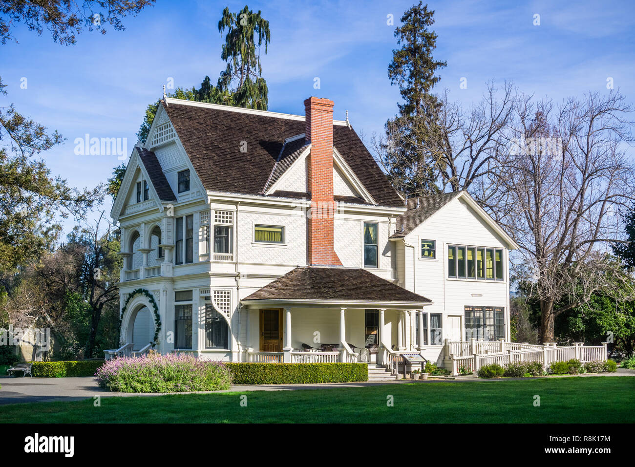 Patterson House per motivi di Ardenwood Historic Farm (locali e regionali parco pubblico), East Bay area di San Francisco, California Foto Stock