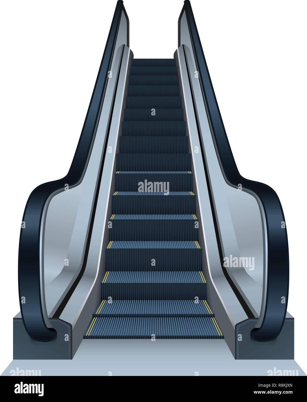 Icona di Escalator. Illustrazione realistica di escalator icona vettoriali per il web design Illustrazione Vettoriale