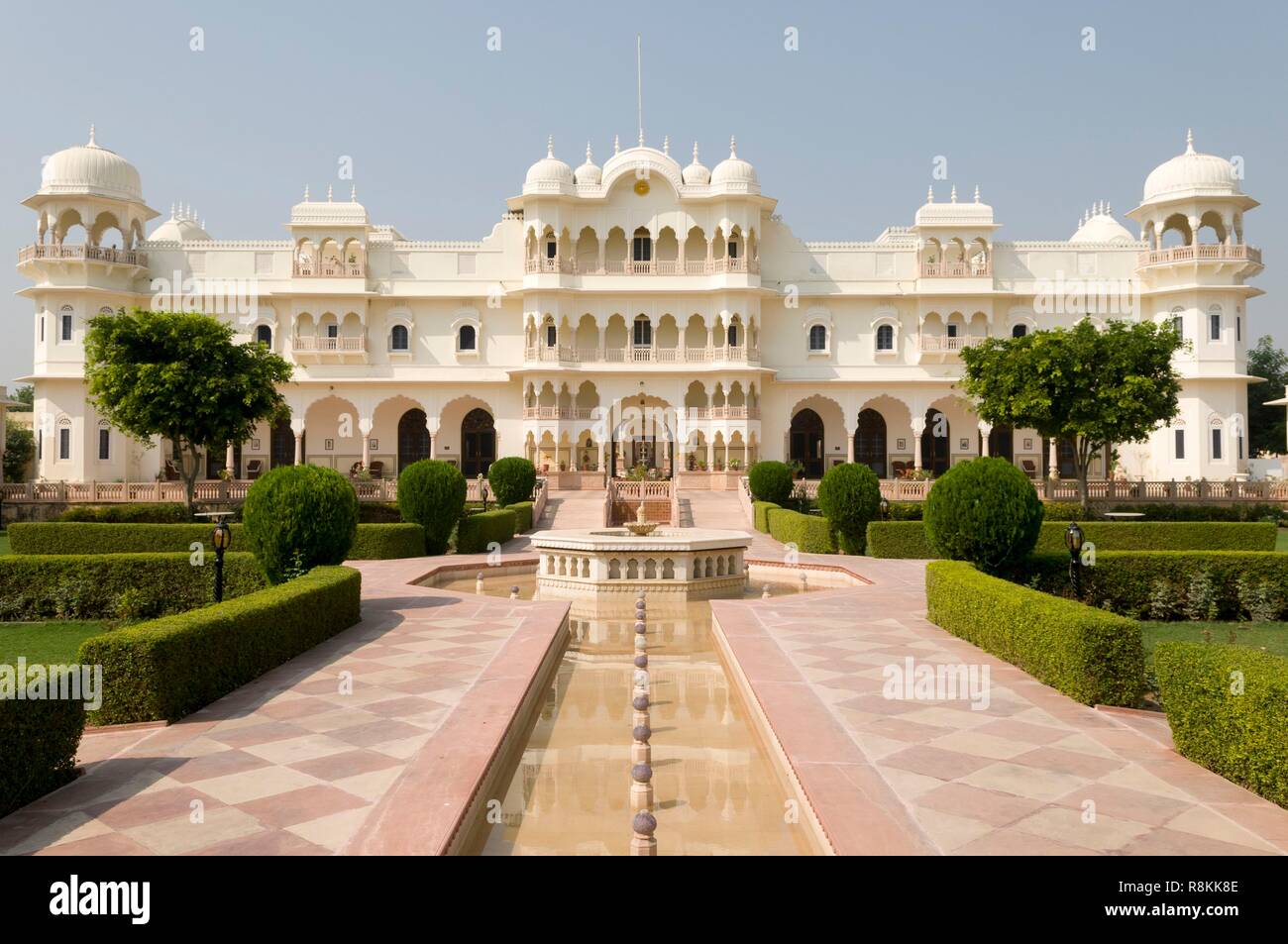 India Rajasthan, Sawai Madhopur, Nahargarh Hotel vicino Ranthambhore National Park Foto Stock