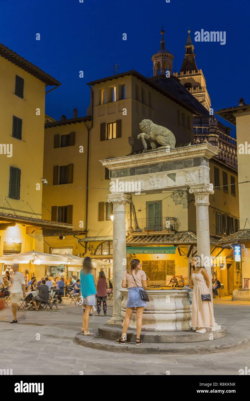 L'Italia, Toscana, Pistoia, luogo Piazza De La Sala Foto Stock