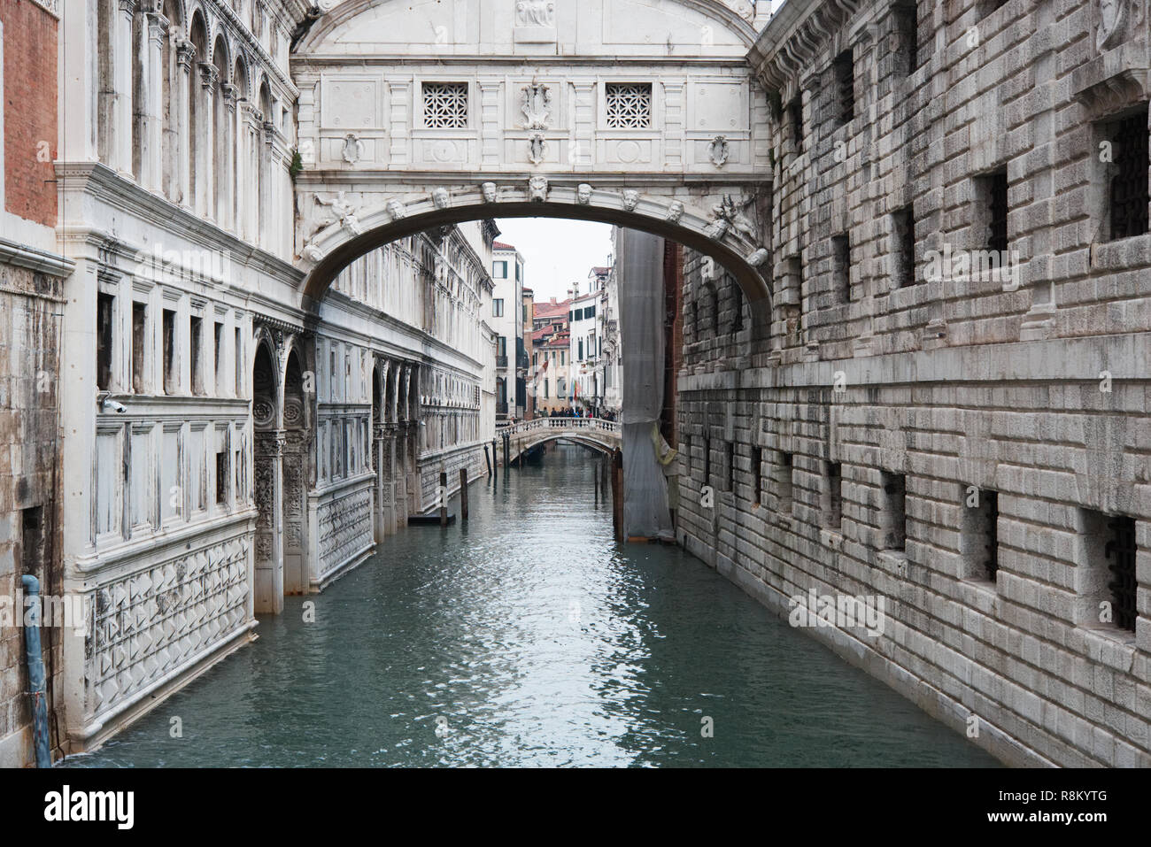 Venezia la Sérénissime. La scoperta della città con i canali, le gondole e i suoi edifici Foto Stock