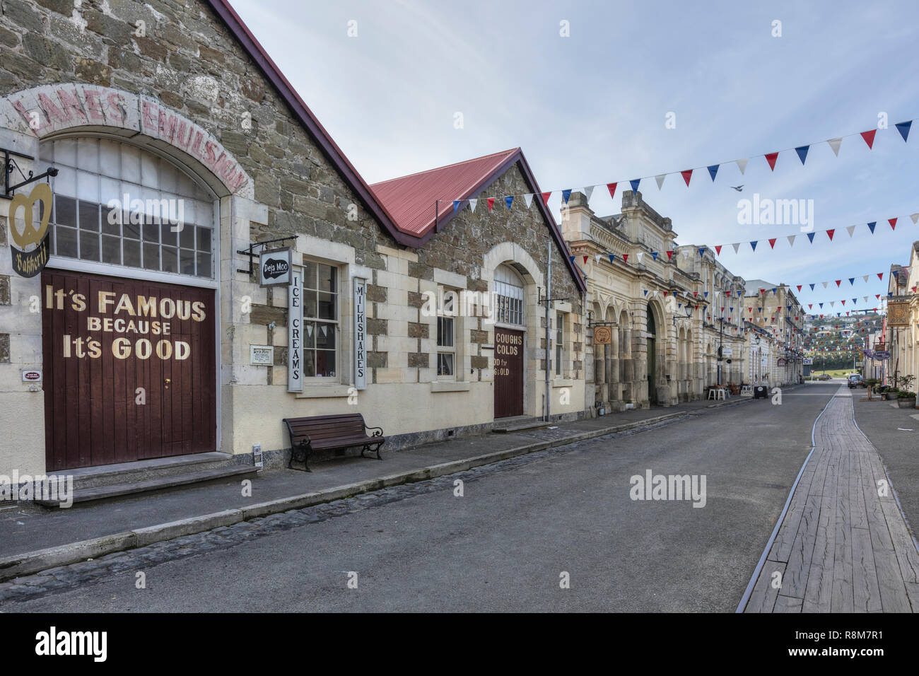 Oamaru, Isola del Sud, Otago, Nuova Zelanda Foto Stock