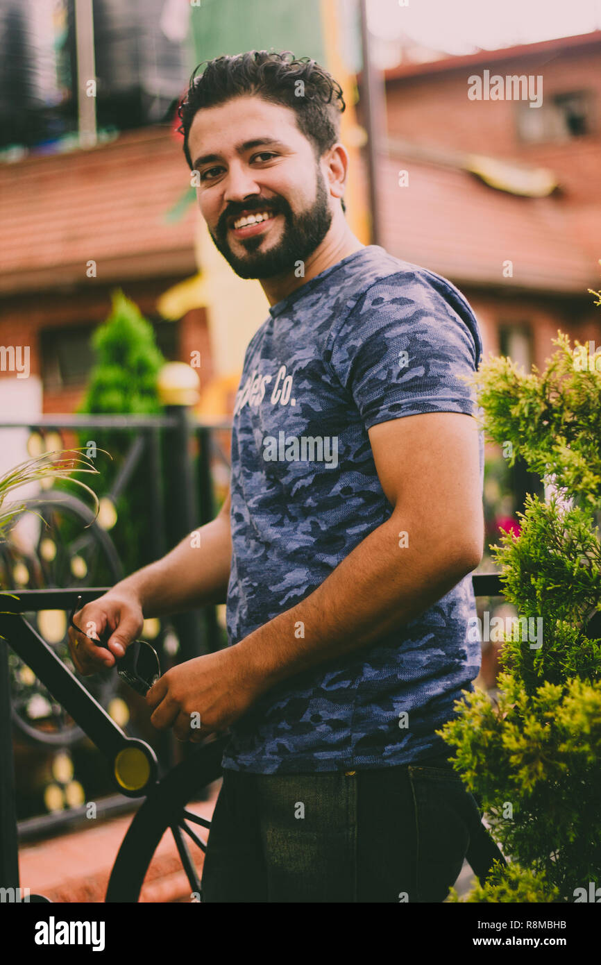 Alcuni ritratti e radom le fotografie istantanee Foto Stock