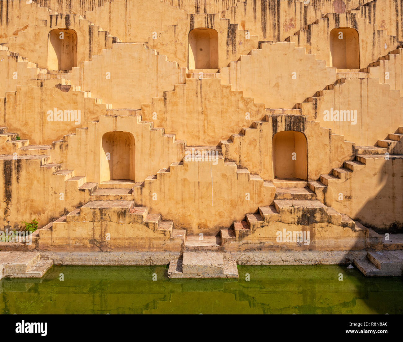 Chand Baori stepwell a Jaipur, India Foto Stock