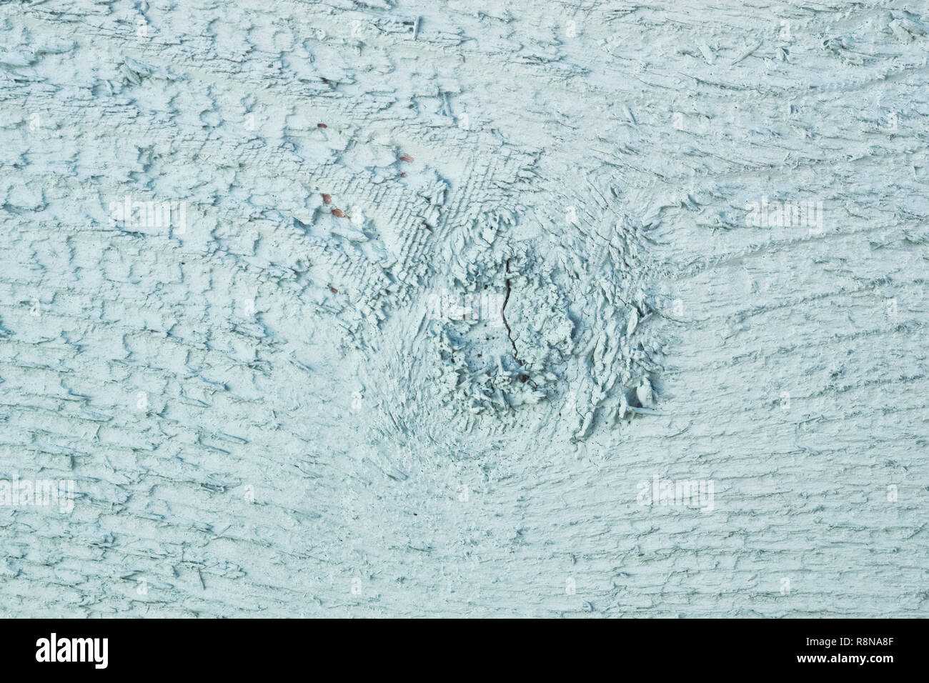 Texture Bordo ruvido con un nodo dipinto di luce-colore turchese Foto Stock