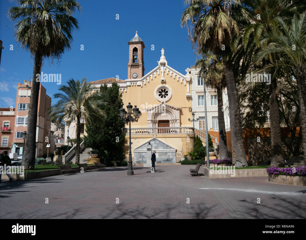 Chiesa a Cartagena Foto Stock