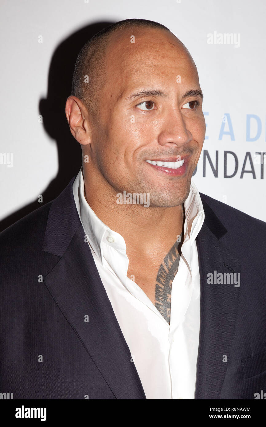 NEW YORK, NY, Stati Uniti d'America - 11 giugno 2009: Dwayne Johnson assiste a ,,ho sogno,,foundation la molla di Gala in New York City. Foto Stock