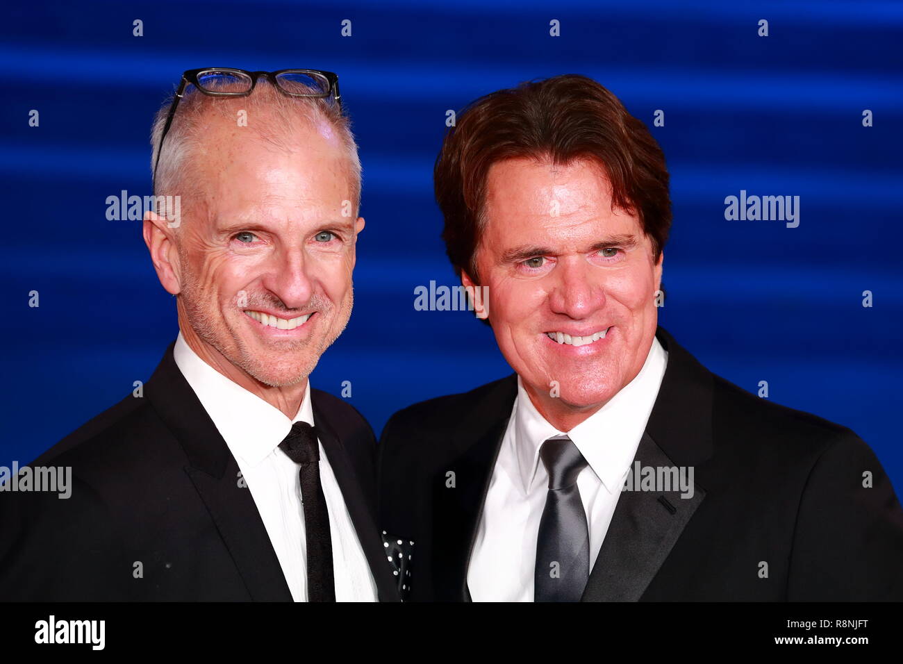 John DeLuca e Rob Marshall alla premiere di Mary Poppins ritorna alla Royal Albert Hall di Londra, Regno Unito Foto Stock