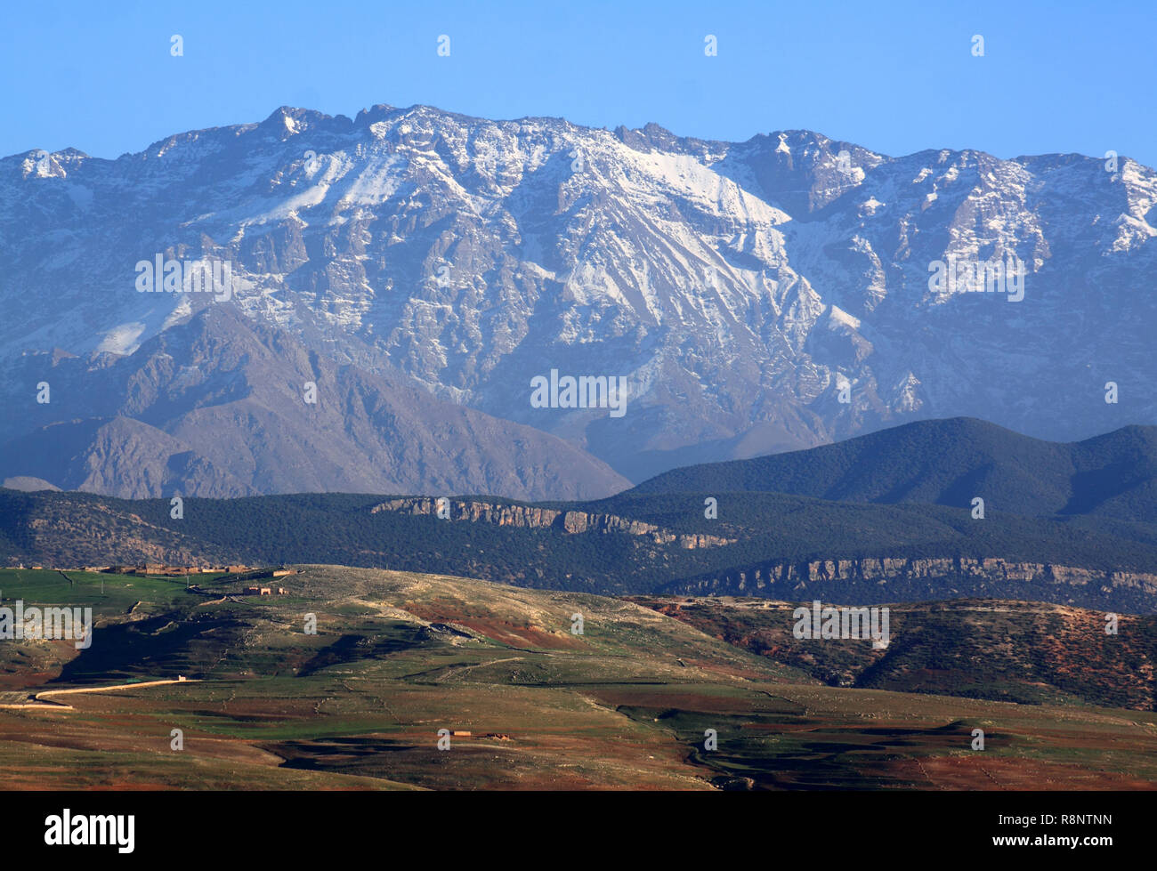 Il Marocco Marrakech l'Alto Atlante Mountain Range Foto Stock