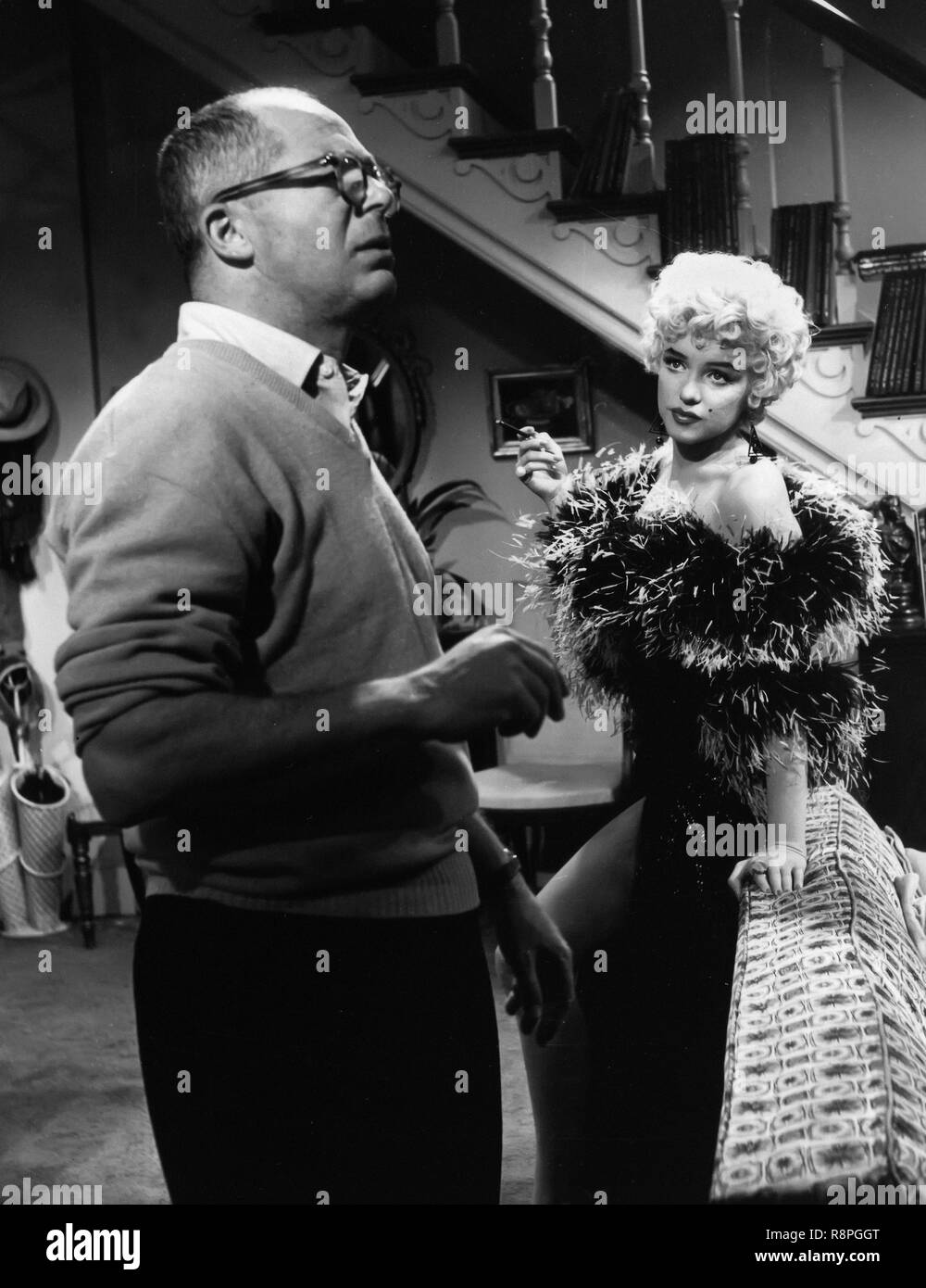 Director Billy Wilder, Marilyn Monroe, "i sette anni di Mitch" (1955) XX Century Fox Riferimento File # 33635 557 THA Foto Stock