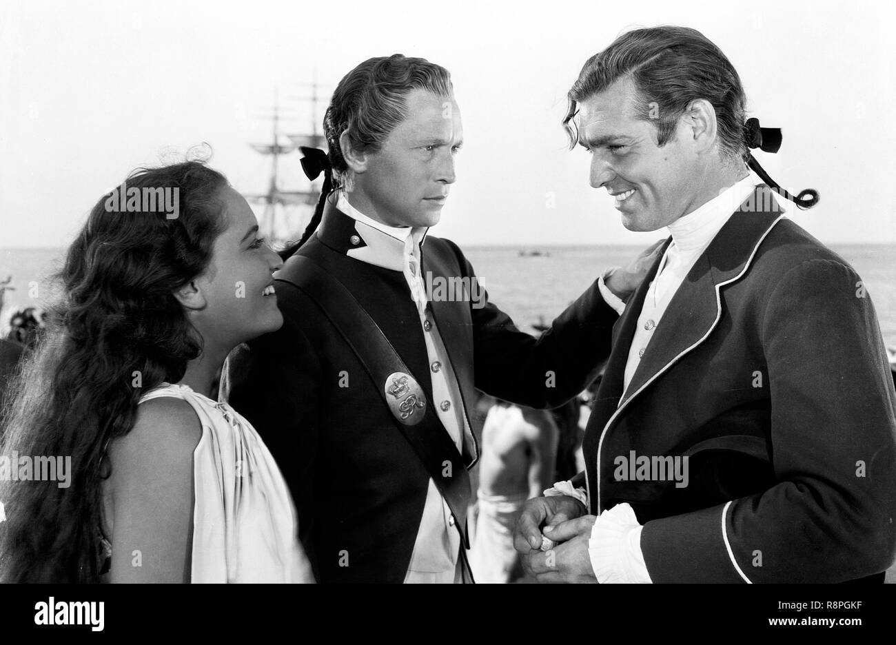 Clark Gable, Movita, ''Mutiny sul Bounty" (1935) MGM Riferimento File # 33635 610THA Foto Stock