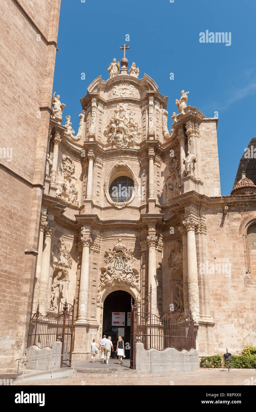 Cattedrale di Valencia, Spagna Foto Stock