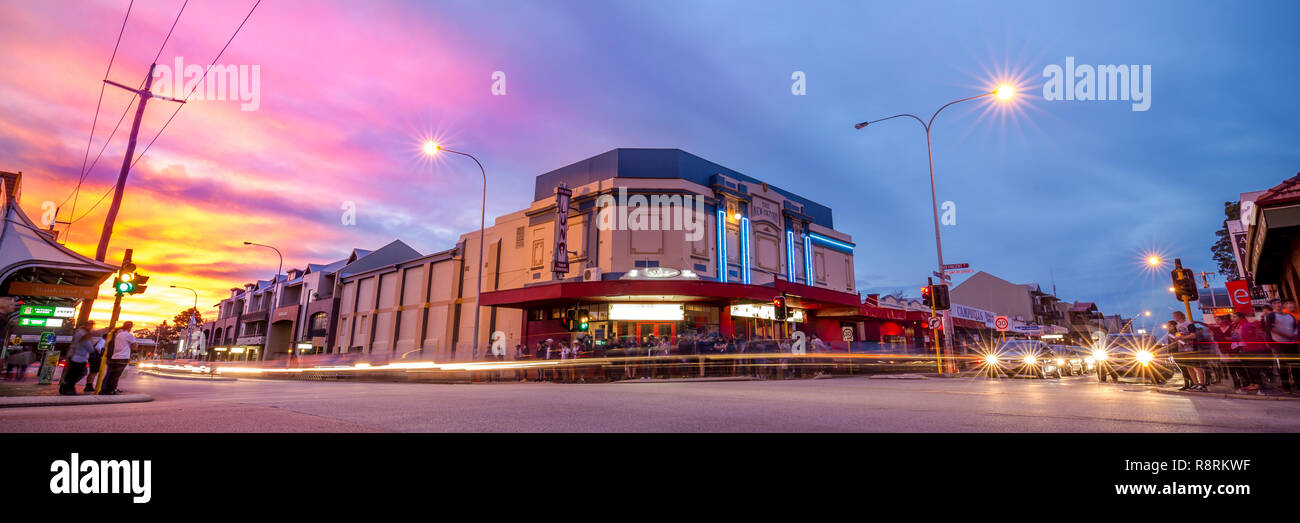 Luna Cinema, Leederville, Perth, Western Australia Foto Stock