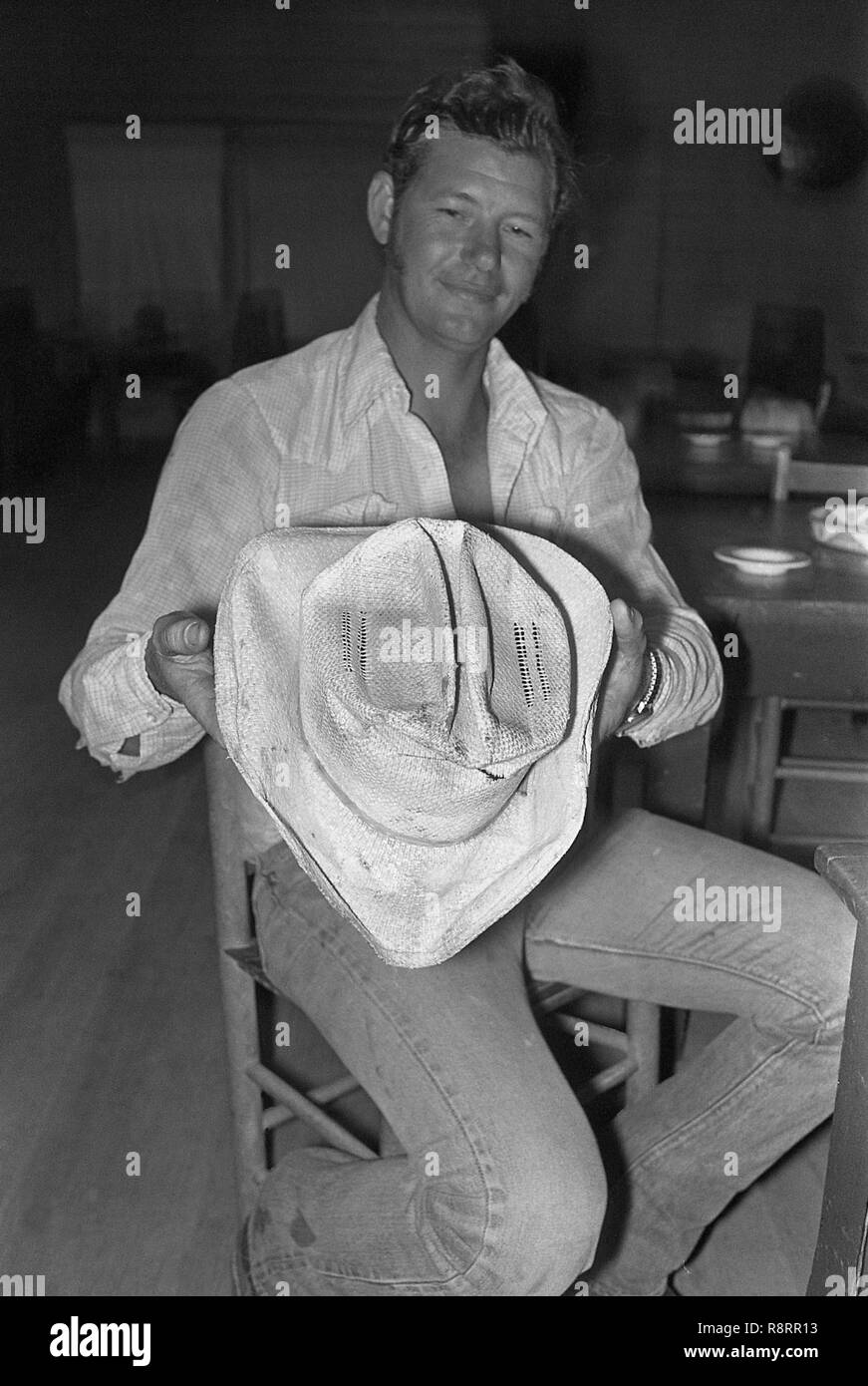 Texas cowboy Foto Stock