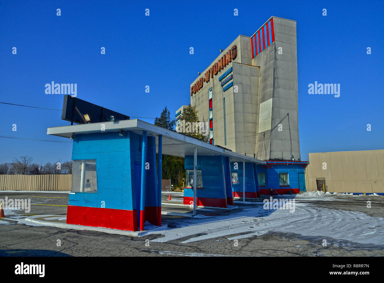 Drive in teatro Foto Stock