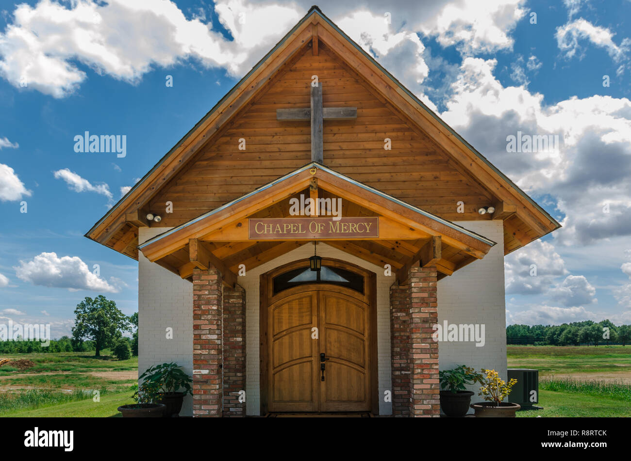Cappella della Misericordia è aperto per i viaggiatori e turisti a Greenwood, Mississippi. Foto Stock