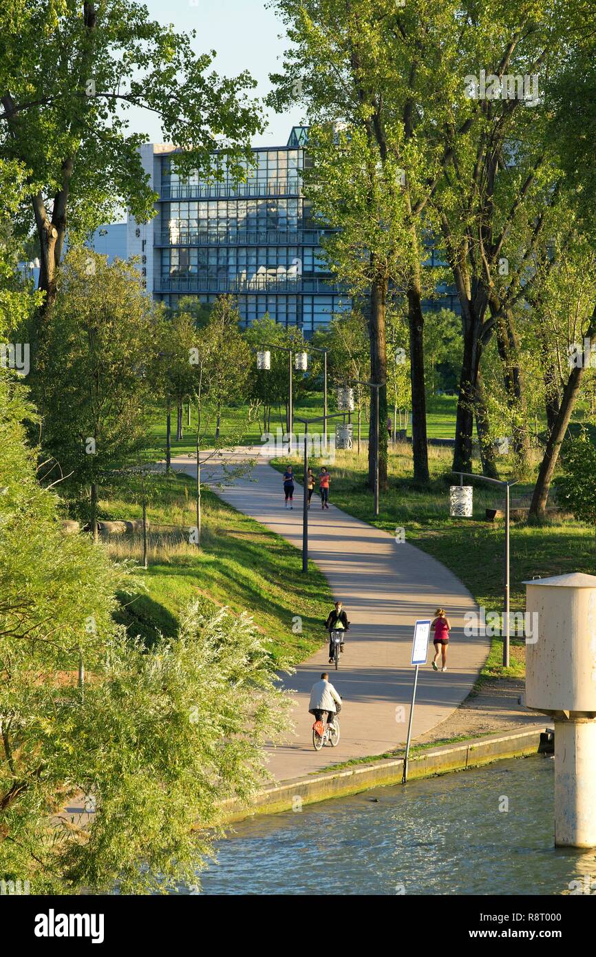 Francia, Rhône, Lione, settimo distretto, quartiere di Gerland, Parc de Gerland Foto Stock