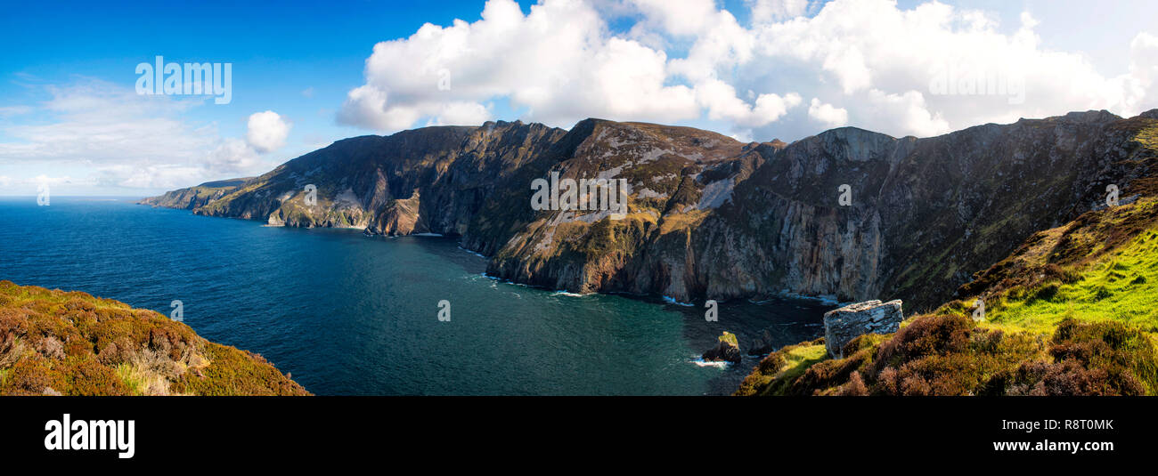 Slieve League, Sliabh Liag, Donegal Foto Stock