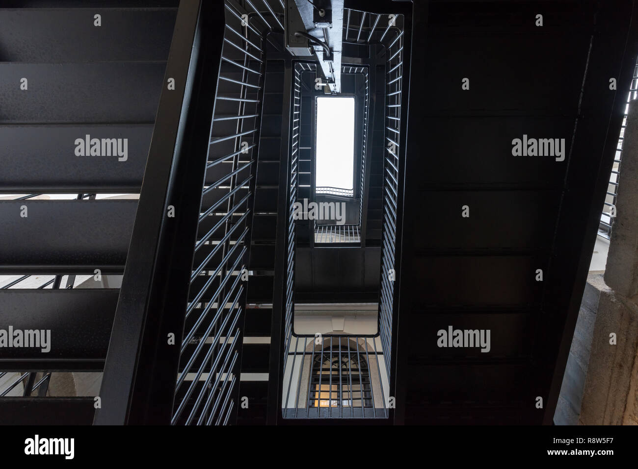 Central, Hong Kong - 20 Set ,2018 : bella architettura del rinnovato ex Stazione Centrale di Polizia composto a Tai Kwun Centro per Herita Foto Stock