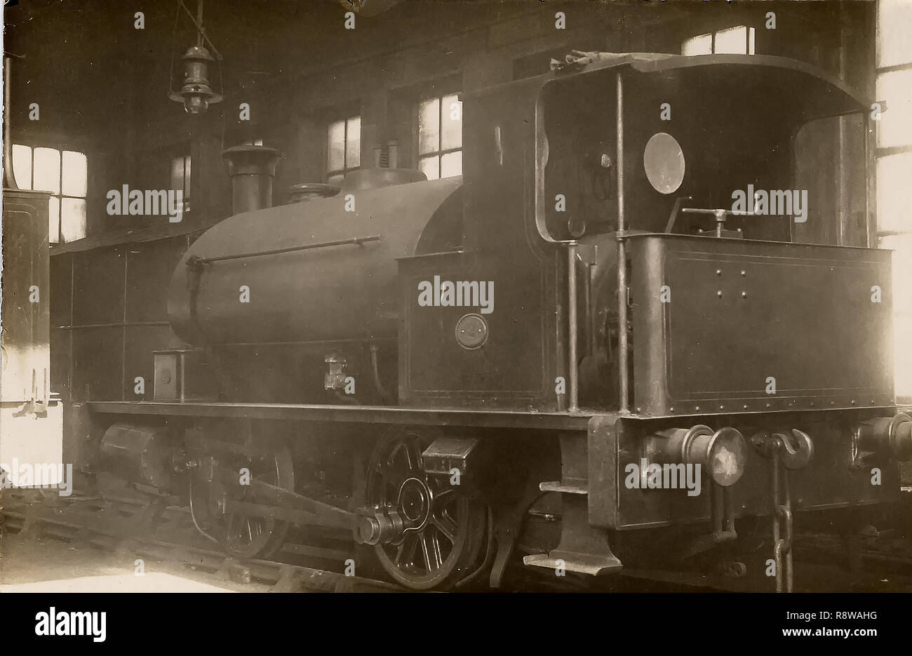 0-4-0ST No.2 del Glasgow ferroviaria europea 1900 Foto Stock
