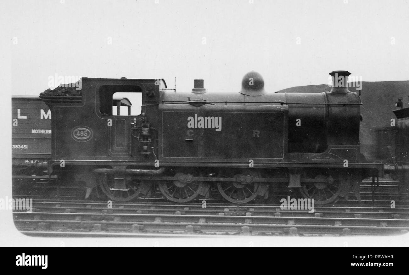 Caledonian Railway 0-8-0T locomotore nel 1920s Foto Stock