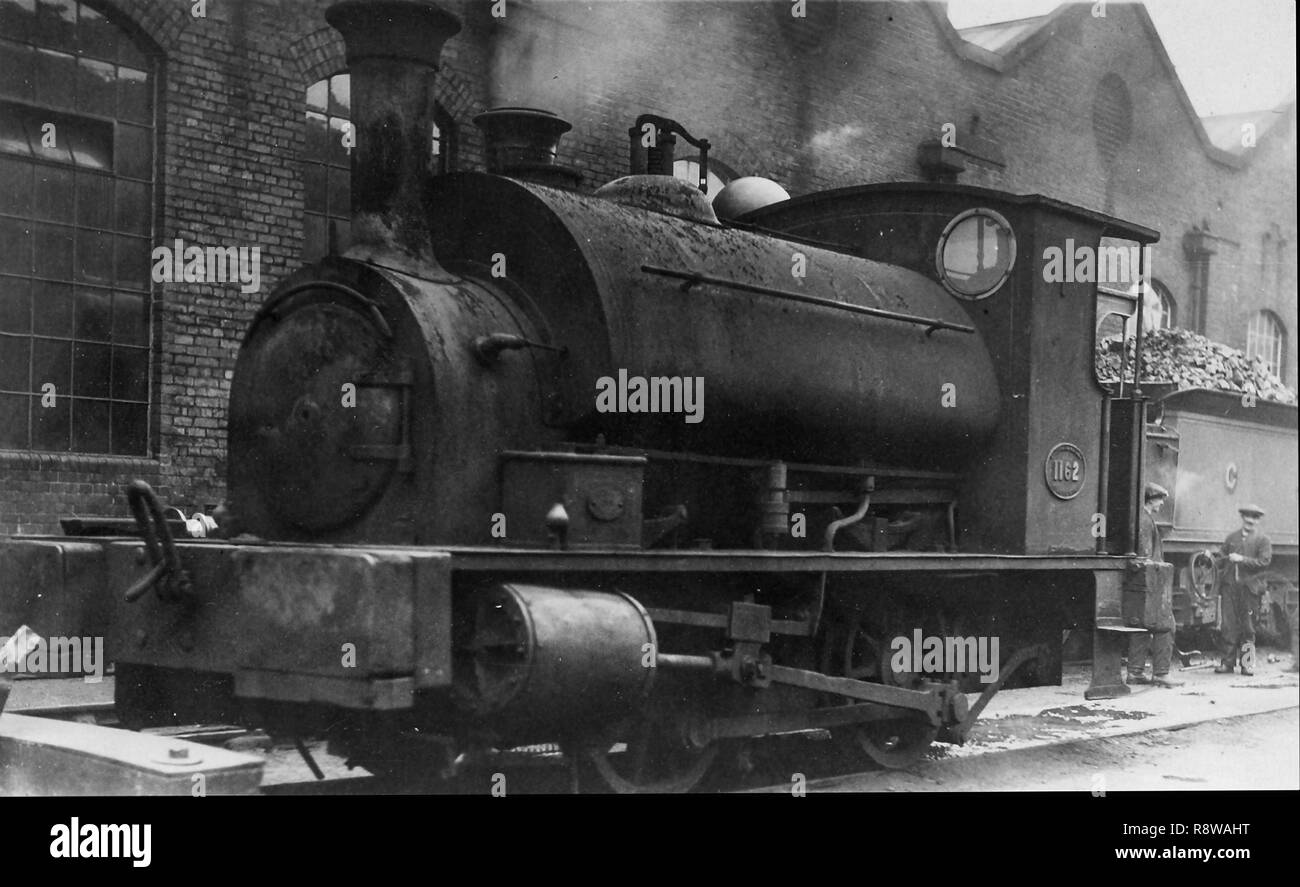 Caledonian Railway 0-4-0ST No.1162 nel 1920s Foto Stock