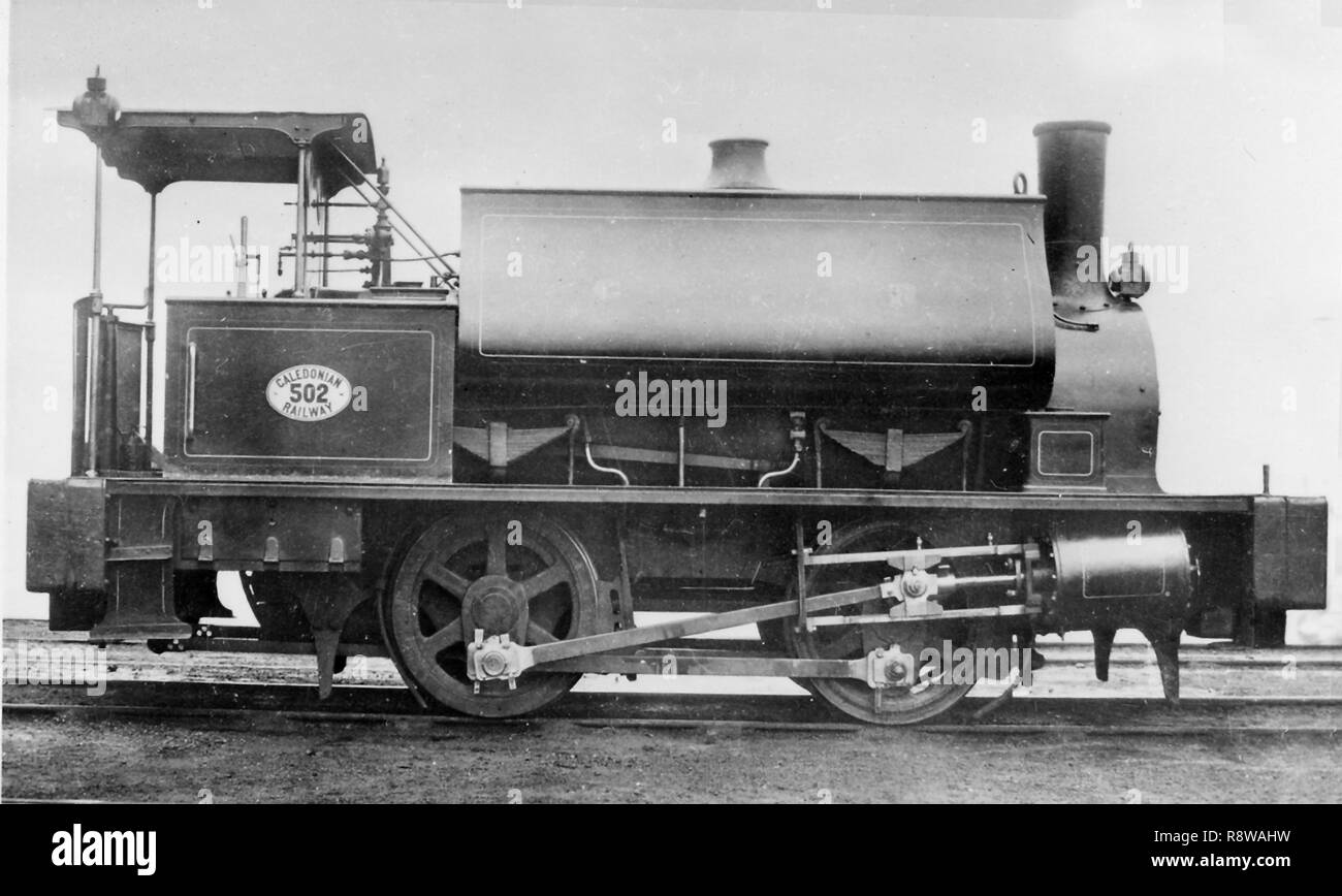 Caledonian Railway 0-4-0ST 'Piano vasca' No.502 Foto Stock