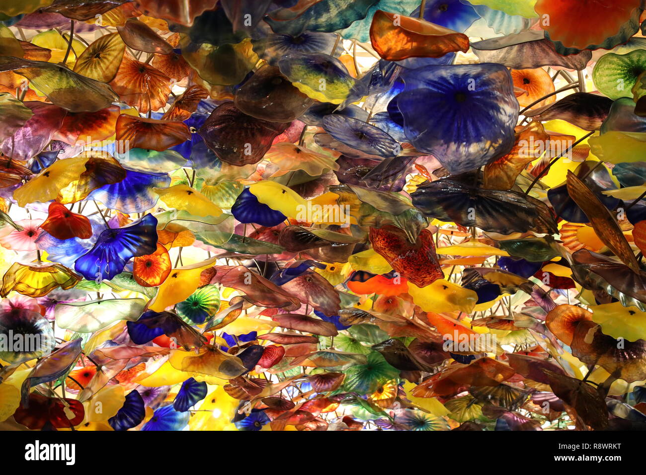 Soffitto a colori Las Vegas Mix Foto Stock