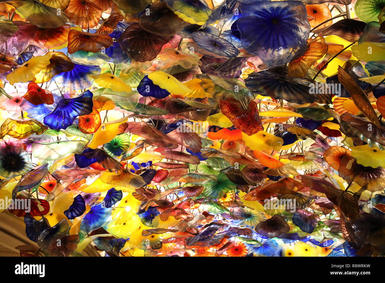 Soffitto a colori Las Vegas Mix Foto Stock