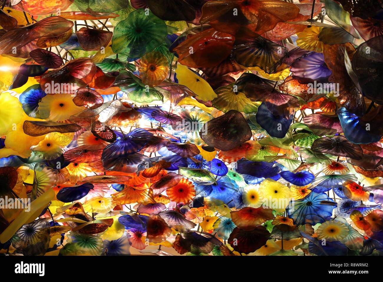 Soffitto a colori Las Vegas Mix Foto Stock