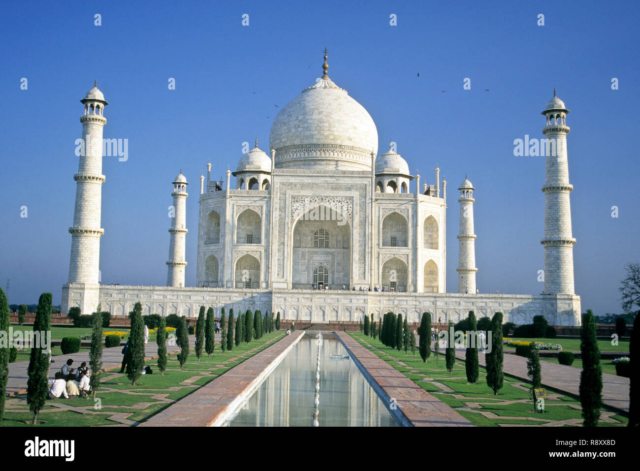 Taj Mahal, Agra, Uttar Pradesh, India Foto Stock