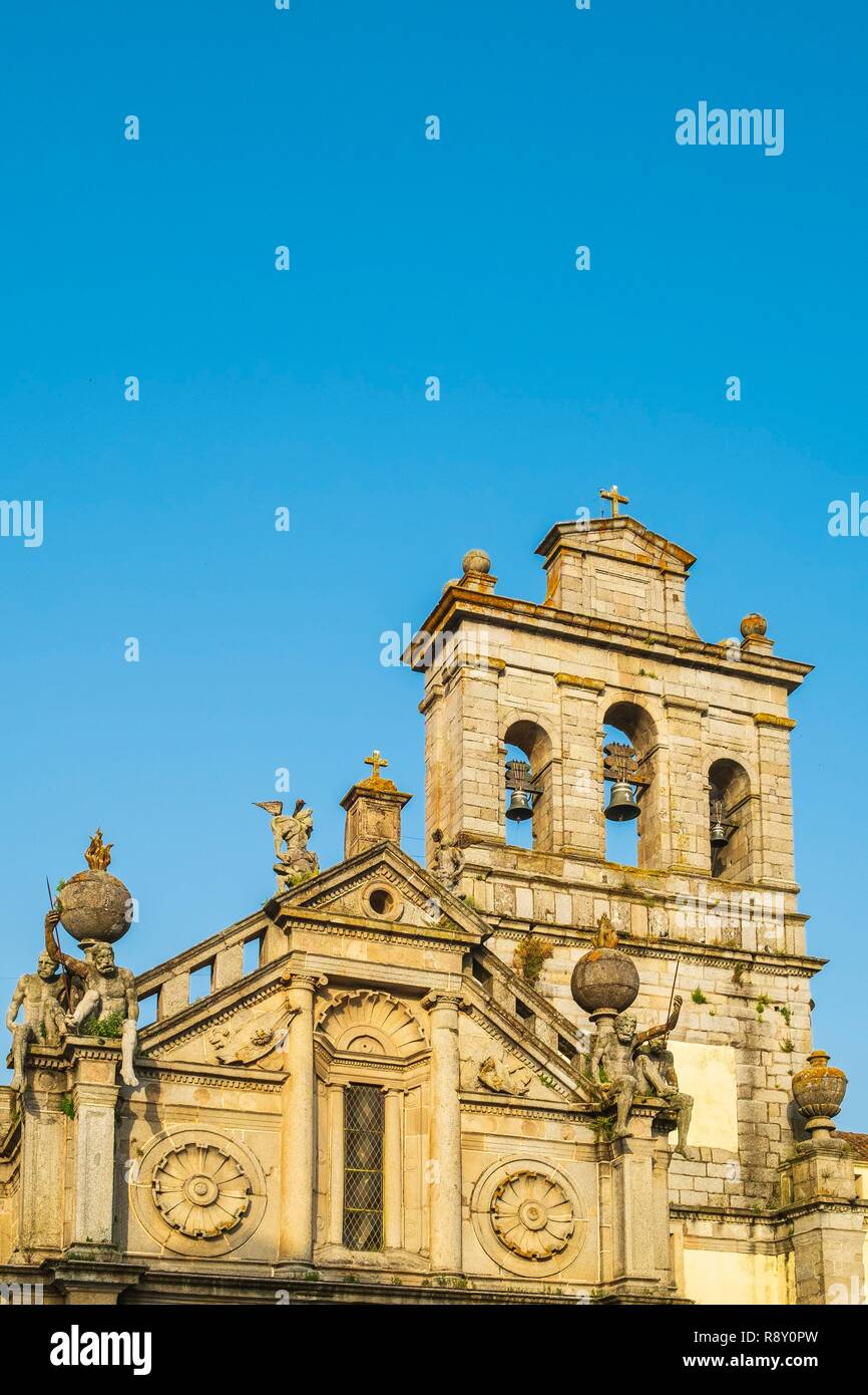 Il Portogallo, regione Alentejo, Evora, sito Patrimonio Mondiale dell'UNESCO, Nossa Senhora da Graça chiesa costruita nel XVI secolo in stile rinascimentale italiano Foto Stock