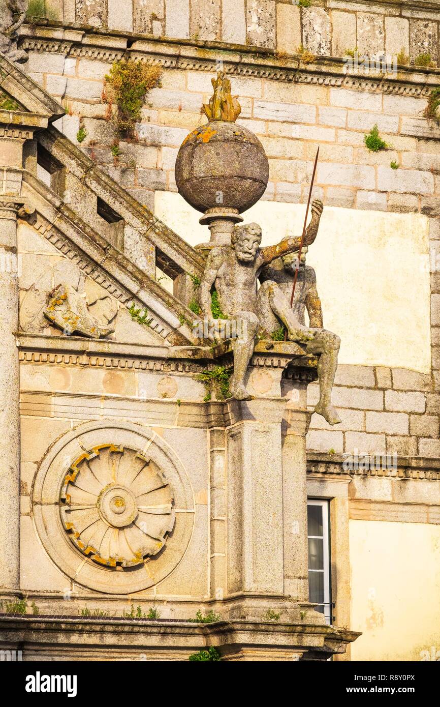 Il Portogallo, regione Alentejo, Evora, sito Patrimonio Mondiale dell'UNESCO, Nossa Senhora da Graça chiesa costruita nel XVI secolo in stile rinascimentale italiano Foto Stock