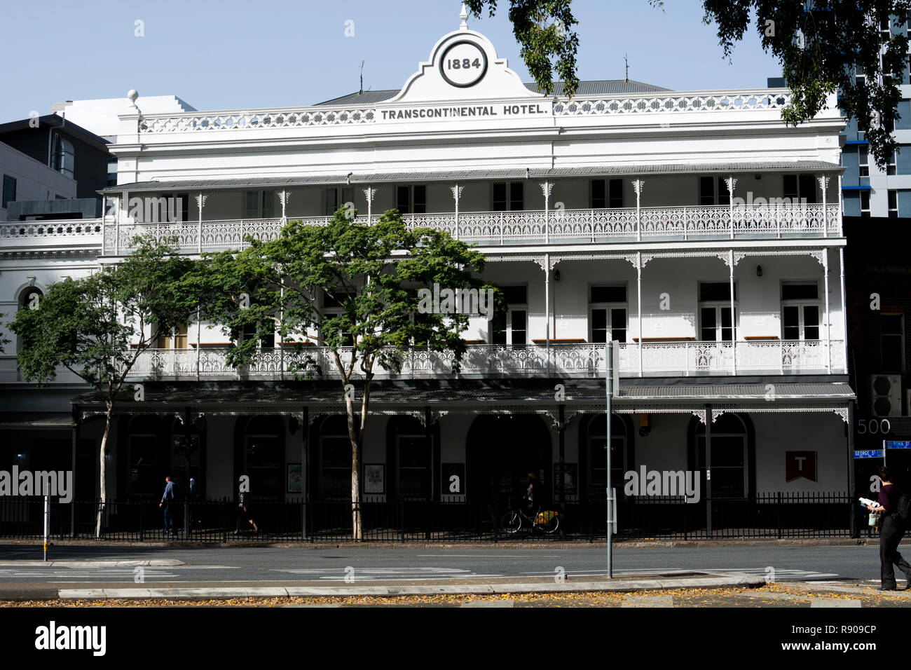 La Transcontinental Hotel, George Street, Brisbane, Queensland, Australia Foto Stock